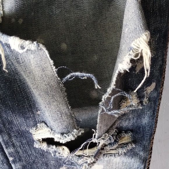 Super Distressed The Heritage by America Jeans sz 38 x 34 - Picture 3 of 16